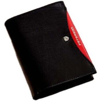 Peterson Peněženky Pánská peněženka Pasral černo-červená - Černá