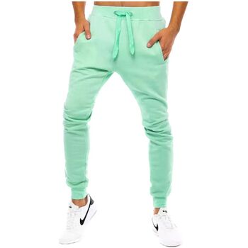 Textil Muži Teplákové kalhoty D Street Pánské tepláky Aizoso mátová Zelená