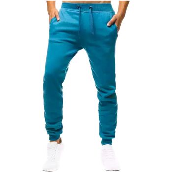 Textil Muži Teplákové kalhoty D Street Pánské tepláky Chaiyo modrá Modrá