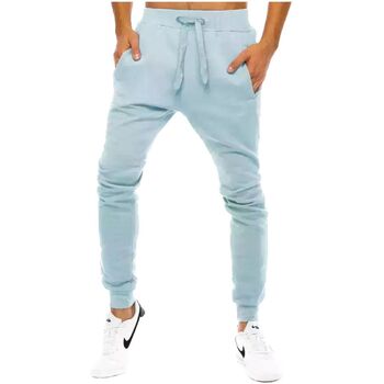 Textil Muži Teplákové kalhoty D Street Pánské tepláky Onuma modrá Modrá