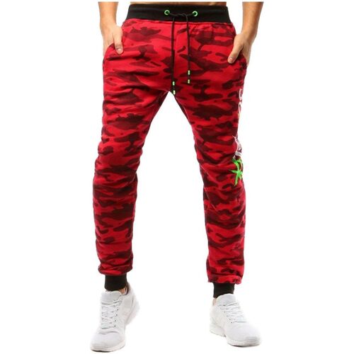 Textil Muži Teplákové kalhoty D Street Pánské tepláky Taimin červená Červená