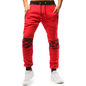 Textil Muži Teplákové kalhoty D Street Pánské tepláky Uyeni červená Červená