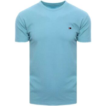 Textil Muži Trička s krátkým rukávem D Street Pánské tričko s krátkým rukávem Iroso modrá Modrá