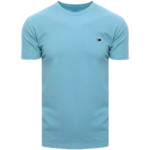 Textil Muži Trička s krátkým rukávem D Street Pánské tričko s krátkým rukávem Iroso modrá Modrá