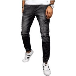 Textil Muži Kalhoty D Street Pánské kalhoty joggers Nueh černá Černá