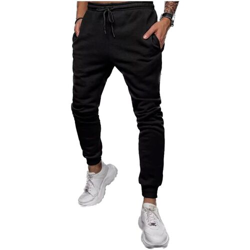 Textil Muži Kalhoty D Street Pánské kalhoty joggers Eesheh černá Černá