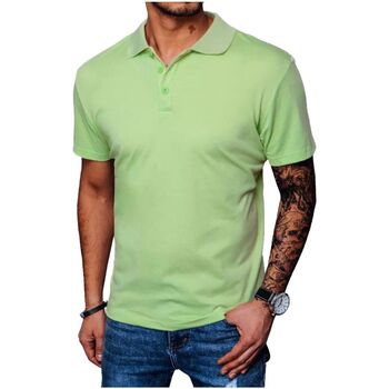 D Street Pánské tričko s límečkem Kechok zelená Zelená