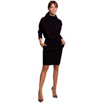 Bewear Krátké šaty Dámské mini šaty Yungdrung B175 černá - Černá