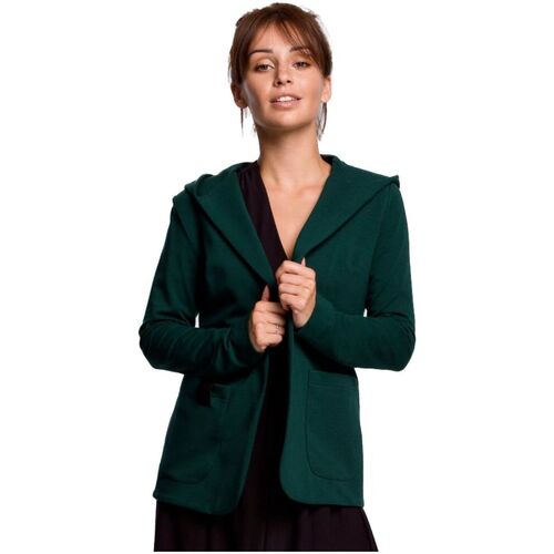 Textil Ženy Mikiny Bewear Dámská mikina s kapucí Gyil B180 tmavě zelená Zelená