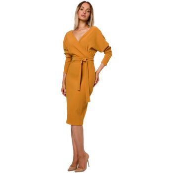 Textil Ženy Krátké šaty Bewear Dámské mini šaty Gyengi M523 žlutá Žlutá