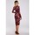 Textil Ženy Krátké šaty Made Of Emotion Dámské květované šaty Chodak M543 černo-červená Černá/Červená