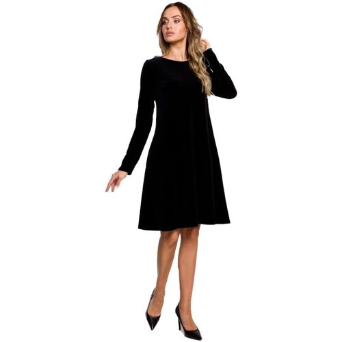 Textil Ženy Krátké šaty Made Of Emotion Dámské volnočasové šaty Duga M566 černá Černá