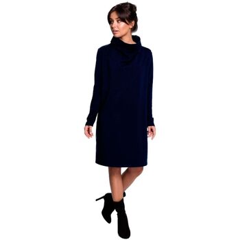 Textil Ženy Krátké šaty Bewear Dámské midi šaty Hendrych B132 navy Tmavě modrá