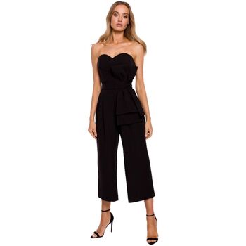 Textil Ženy Overaly / Kalhoty s laclem Made Of Emotion Dámský overal Rinel M571 černá Černá