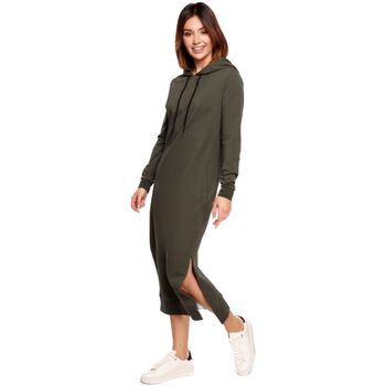 Textil Ženy Krátké šaty Bewear Dámské mikinové šaty Gyon B197 vojenská zelená Zelená
