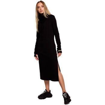 Textil Ženy Krátké šaty Made Of Emotion Dámské mikinové šaty Nyima M622 černá Černá