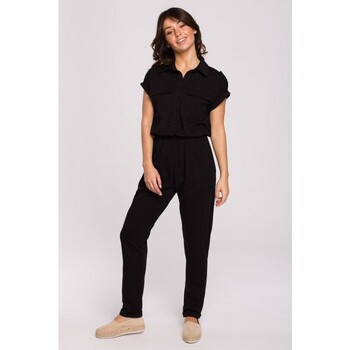 Textil Ženy Overaly / Kalhoty s laclem Bewear Dámský overal Yabros B223 černá Černá
