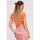 Textil Ženy Trička s krátkým rukávem Made Of Emotion Dámský top Nongeeh M680 oranžová Oranžová