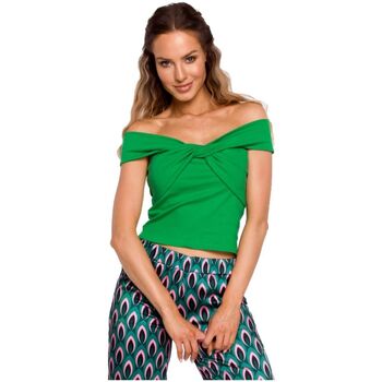 Textil Ženy Trička s krátkým rukávem Made Of Emotion Dámský top Nongeeh M680 zelená Zelená