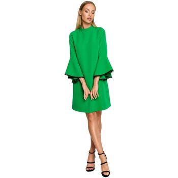 Made Of Emotion Krátké šaty Dámské mini šaty Hu M698 zelená - Zelená