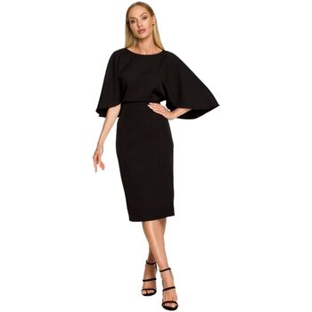 Textil Ženy Krátké šaty Made Of Emotion Dámské midi šaty Suh M700 černá Černá