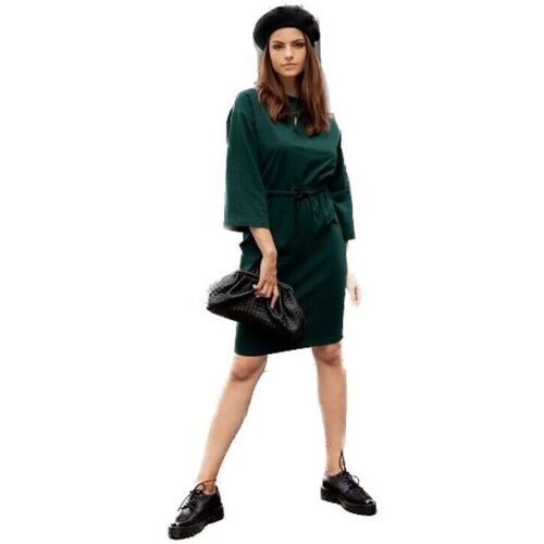 Textil Ženy Krátké šaty Bewear Dámské mini šaty Wangdak B234 tmavě zelená Zelená