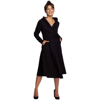 Bewear Krátké šaty Dámské midi šaty Yangzom B245 černá - Černá