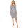 Textil Ženy Krátké šaty Made Of Emotion Dámské mini šaty Helmer M717 stříbrná Stříbrná       