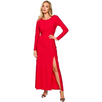 Textil Ženy Krátké šaty Made Of Emotion Dámské maxi šaty Sherab M719 červená Červená