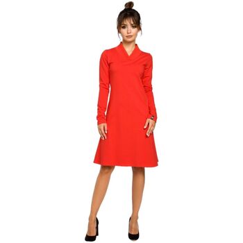 Bewear Krátké šaty Dámské mini šaty Lonoh B044 červená - Červená
