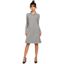 Textil Ženy Krátké šaty Bewear Dámské mini šaty Lonoh B044 šedá Šedá