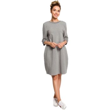 Textil Ženy Krátké šaty Made Of Emotion Dámské mini šaty Sherab M417 šedá Šedá
