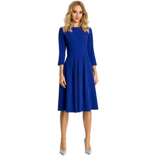 Textil Ženy Krátké šaty Made Of Emotion Dámské mini šaty Muelan M335 královsky modrá Tmavě modrá