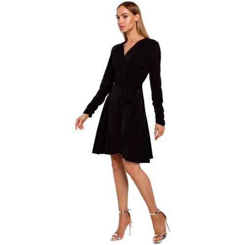 Textil Ženy Krátké šaty Made Of Emotion Dámské mini šaty Yihuehn M487 černá Černá