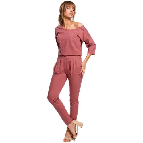Textil Ženy Overaly / Kalhoty s laclem Made Of Emotion Dámský overal Jampa M497 tmavě růžová Růžová