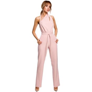 Textil Ženy Overaly / Kalhoty s laclem Made Of Emotion Dámský overal Tsewang M502 pudrová růžová Růžová