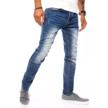 D Street Rifle Pánské džínové kalhoty Sangaa jeansová - Modrá
