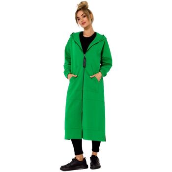 Textil Ženy Saka / Blejzry Made Of Emotion Dámské sako Thokmay M729 zelená Zelená