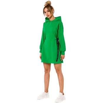 Textil Ženy Krátké šaty Made Of Emotion Dámské mikinové šaty Estrilla M730 zelená Zelená