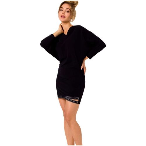 Textil Ženy Krátké šaty Made Of Emotion Dámské mini šaty Grisante M732 černá Černá