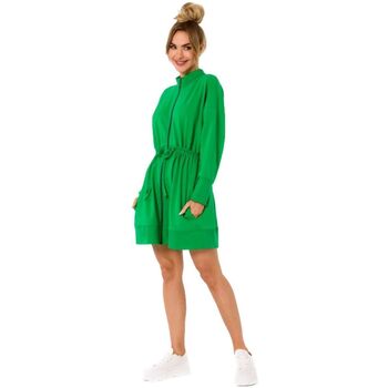 Textil Ženy Krátké šaty Made Of Emotion Dámské mini šaty Olwelon M733 zelená Zelená
