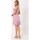 Textil Ženy Krátké šaty Made Of Emotion Dámské mini šaty Horro M741 krepově růžová Růžová