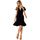 Textil Ženy Krátké šaty Made Of Emotion Dámské mini šaty Horro M741 černá Černá
