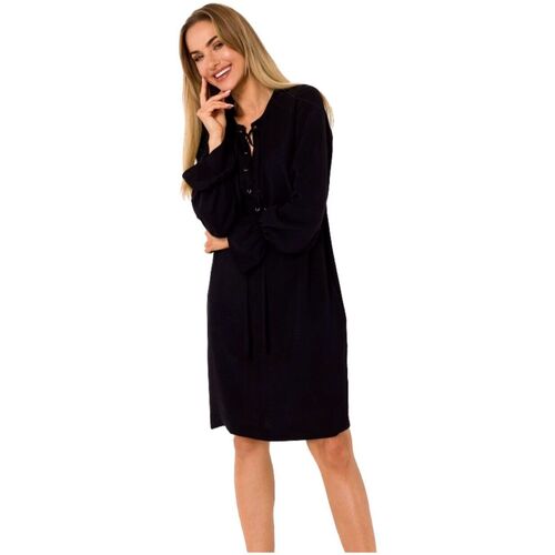 Textil Ženy Krátké šaty Made Of Emotion Dámské mini šaty Renuehn M742 černá Černá