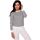 Textil Ženy Trička & Pola Bewear Dámské tričko s dlouhým rukávem Elaice B251 černo-bílá Bílá/Černá