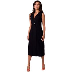 Textil Ženy Krátké šaty Bewear Dámské midi šaty Annaree B254 černá Černá