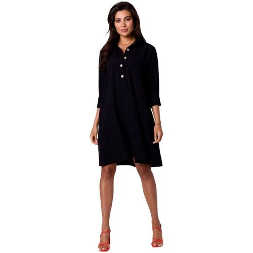 Textil Ženy Krátké šaty Bewear Dámské košilové šaty Ganiervydd B257 černá Černá