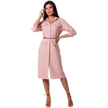 Bewear Krátké šaty Dámské mini šaty Kundry B258 růžová - Růžová