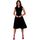 Textil Ženy Krátké šaty Bewear Dámské midi šaty Isodamors B261 černá Černá