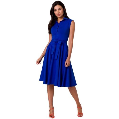 Textil Ženy Krátké šaty Bewear Dámské midi šaty Isodamors B261 královsky modrá Tmavě modrá